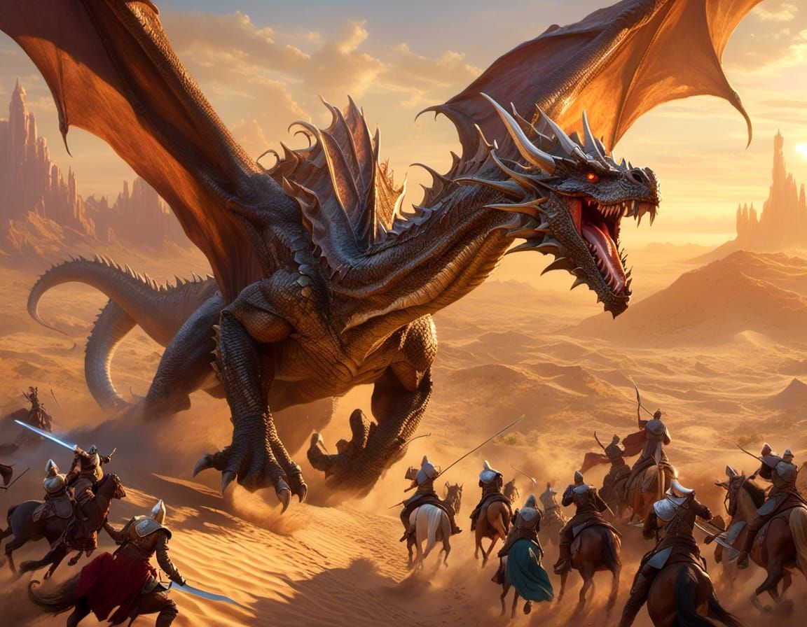 Desert Dragon Fight 2