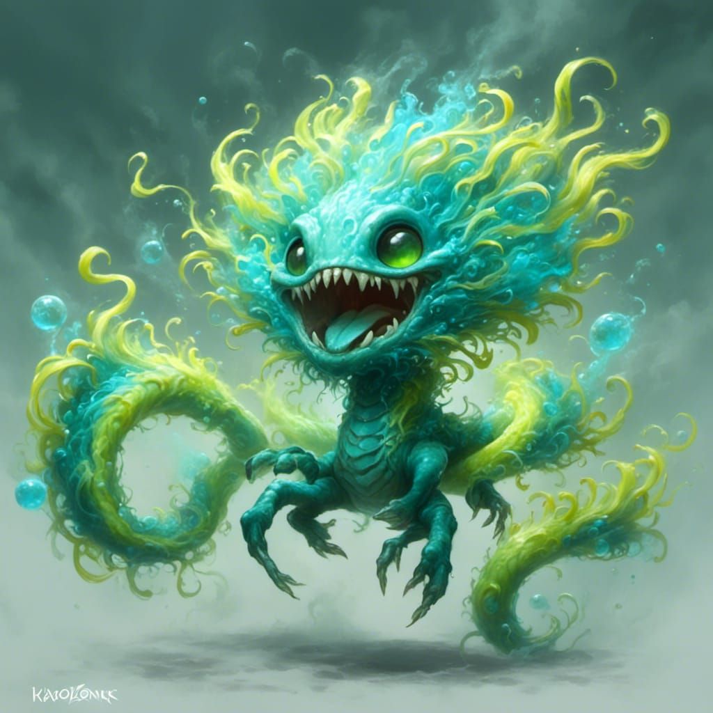 Tickling Chaotic Wisp Creature: Hydra Dragons Style