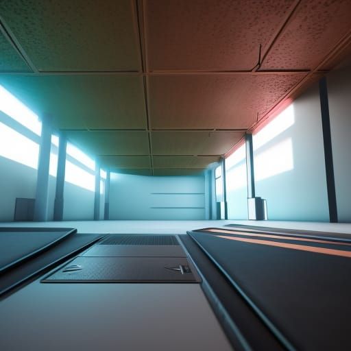 Glad0s: Sci-Fi Brutalist Concept Art in 4K