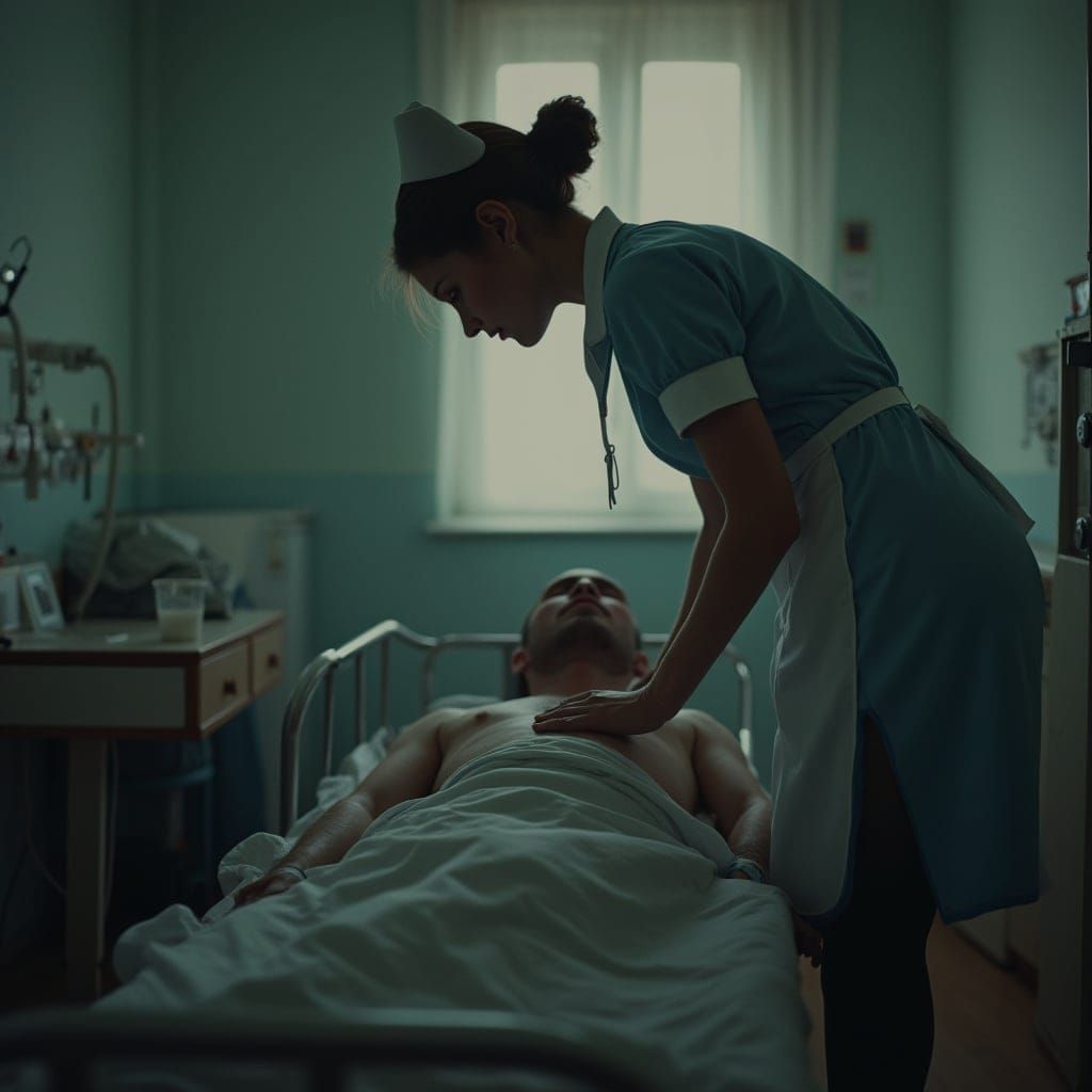 Nurse Examining Patient in High-Resolution Photo