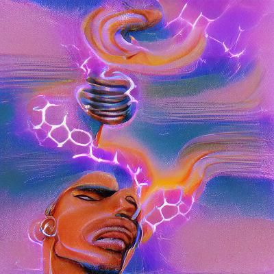 Vibrant Abstract Energy Display