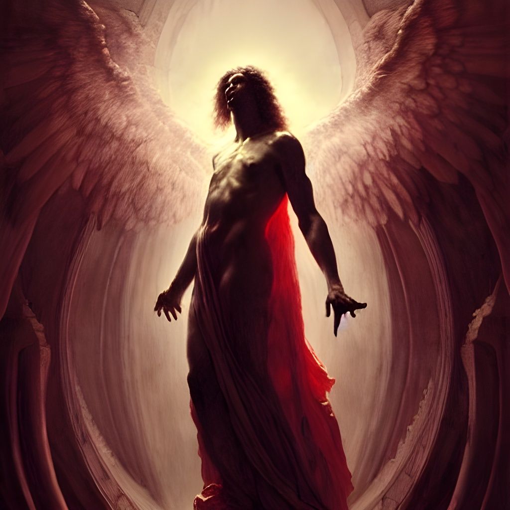 Archangel Vriel in Divine Glory