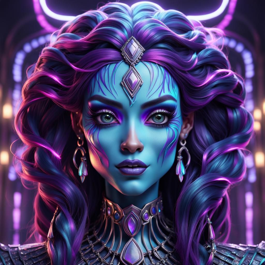 Monster High Spectra Portrait with Symmetrical Features