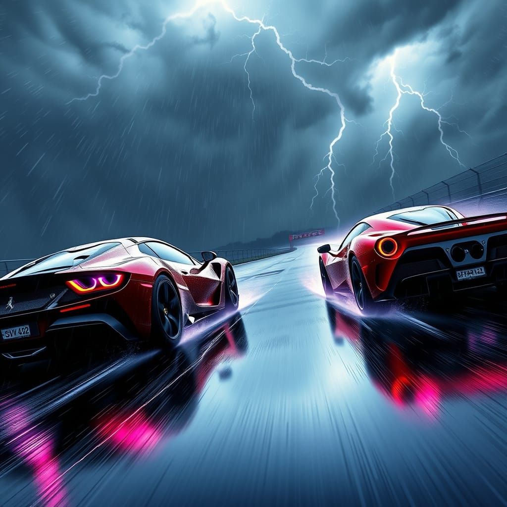 High-Speed Duel: Lamborghini SVJ 63 vs Ferrari FXX K EVO