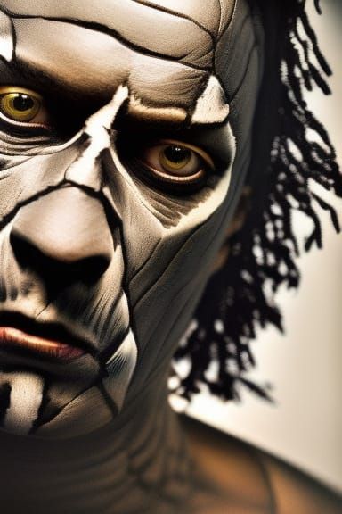 Lobo Portrait: Cara Delevingne, Horror Cel-Shaded Style