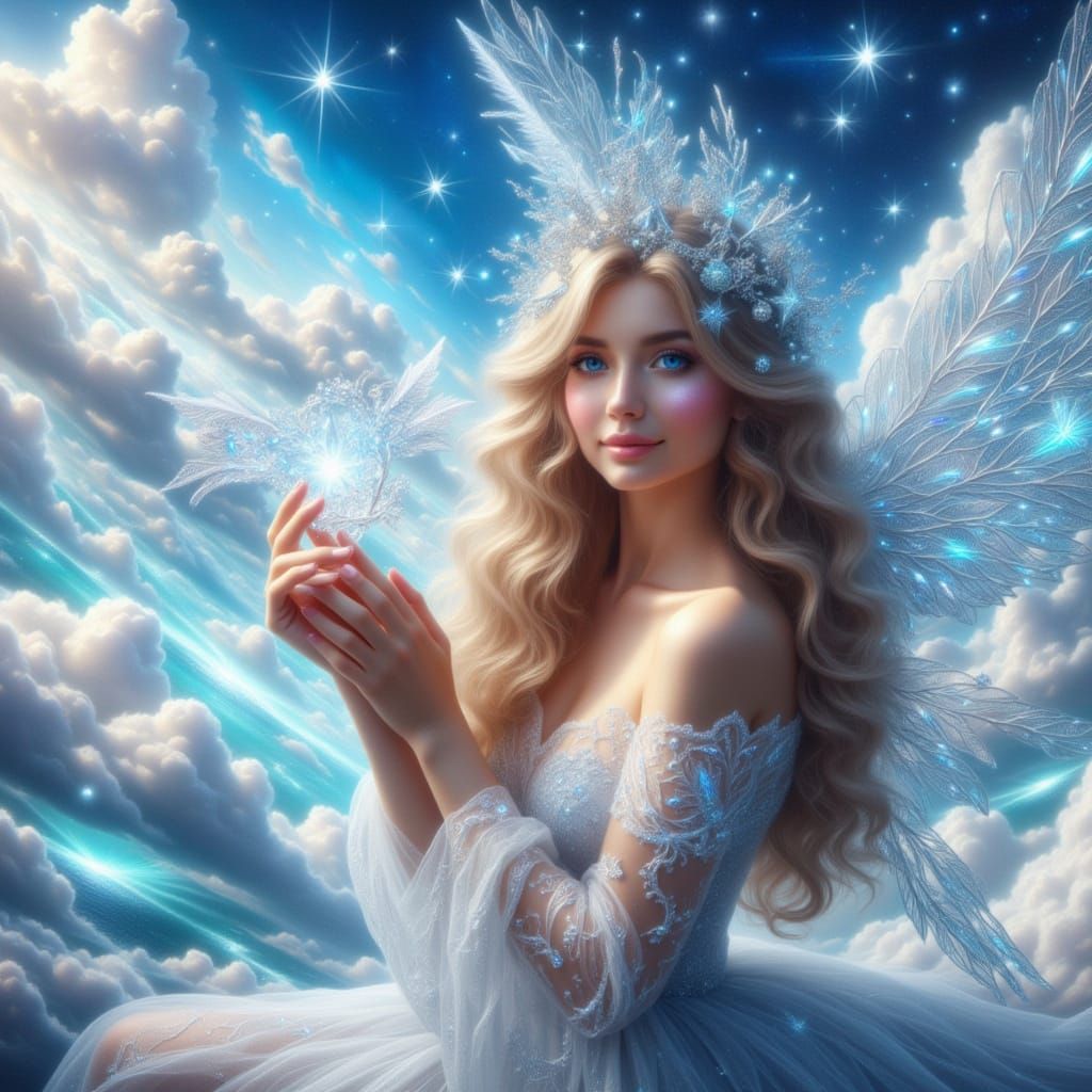 Woman Gazes at Sky, Sees Santa's Sleigh