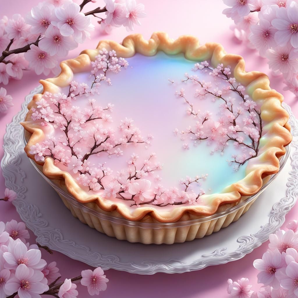 cute sakura pie