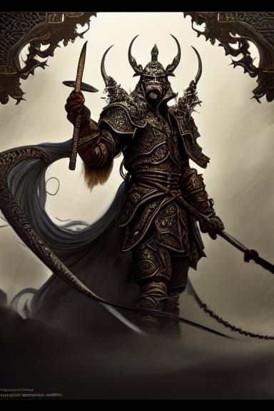 Lan Mandragoran in Detailed Asian Armour