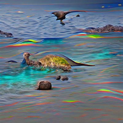 Iridescent Galapagos Islands in High-Resolution 3D