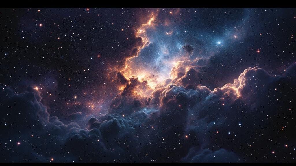 Cosmic Nebula with Cinematic Lighting