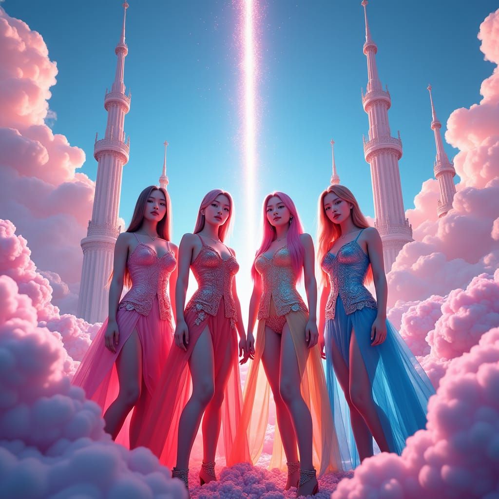 BLACKPINK in Fantasy Art Concept