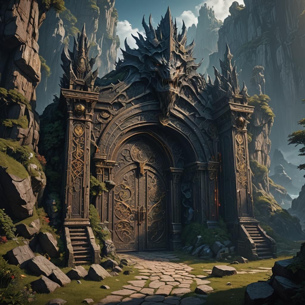 Dragonlance: Gate to the Abyss in Detailed Matte Painting