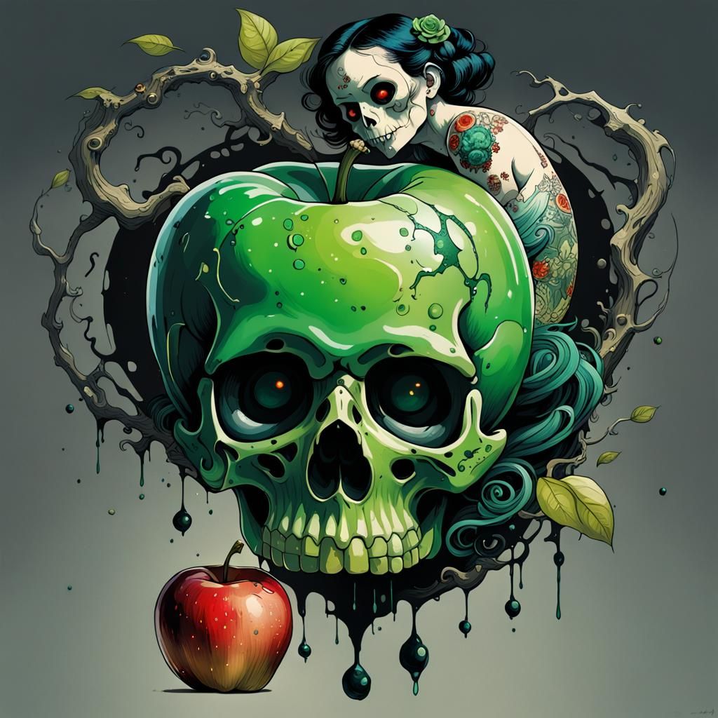 Snow White's Tattoo: A Surrealist Vision
