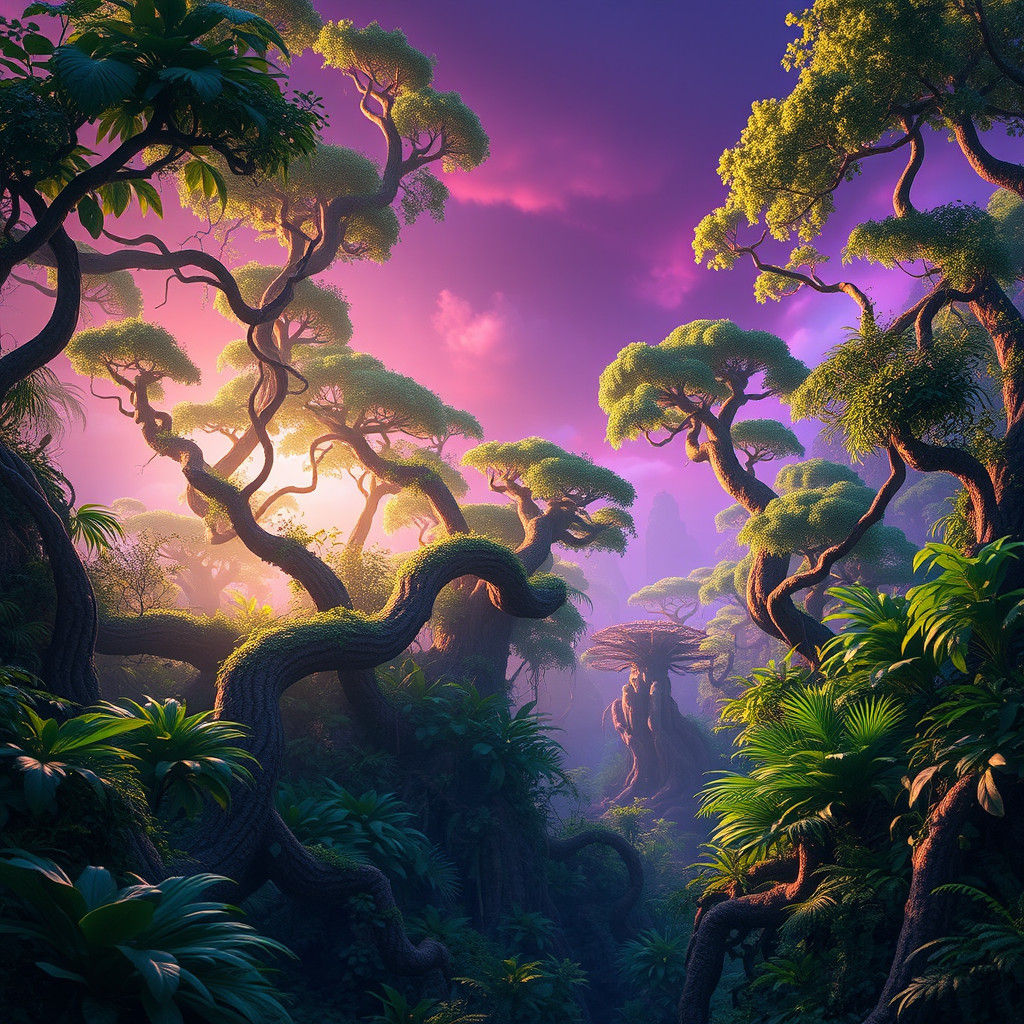 Mystical Jungle Landscape in Unreal Engine 5