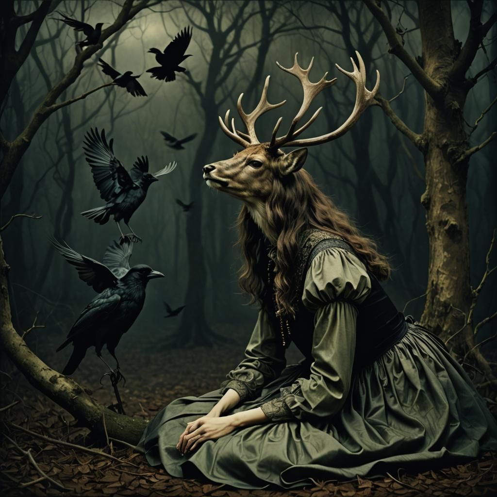 Surreal Crow Infestation and Deer Prophecy