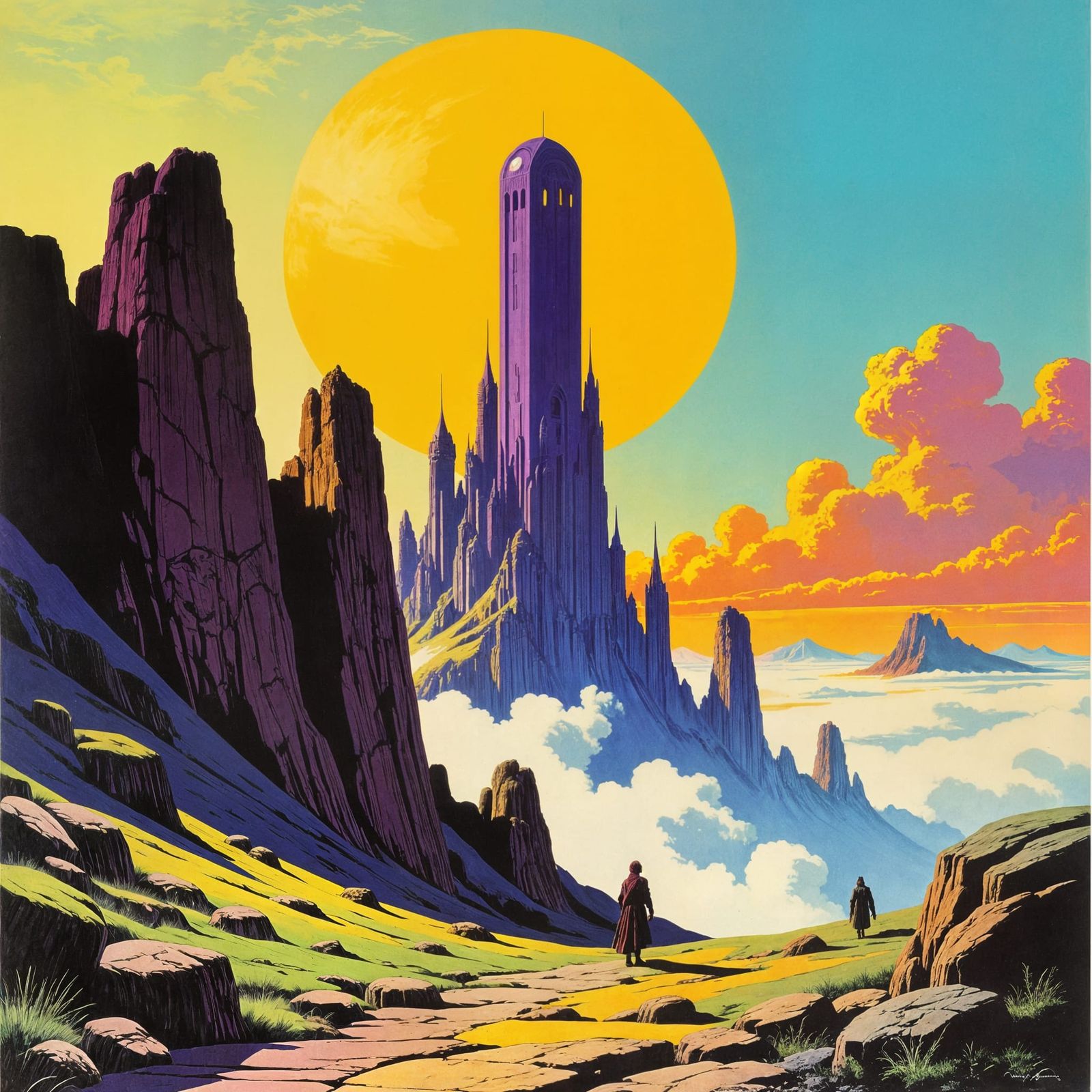 Pulp Fantasy Paperback Cover Art