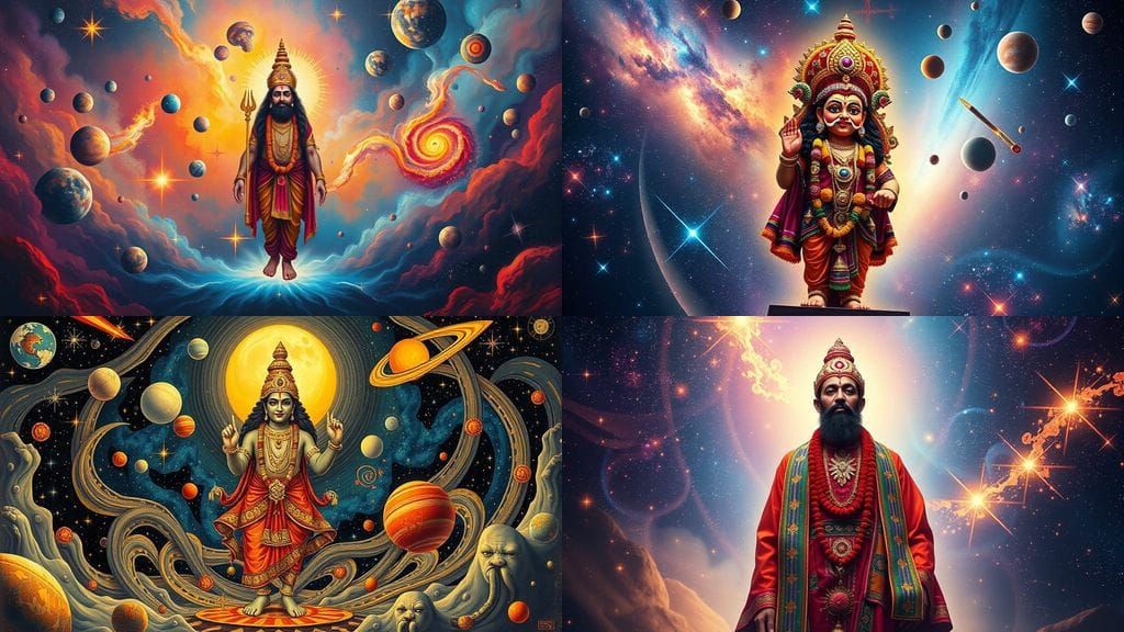 Ethereal Lord Jagannath Ascends to Cosmic Realm