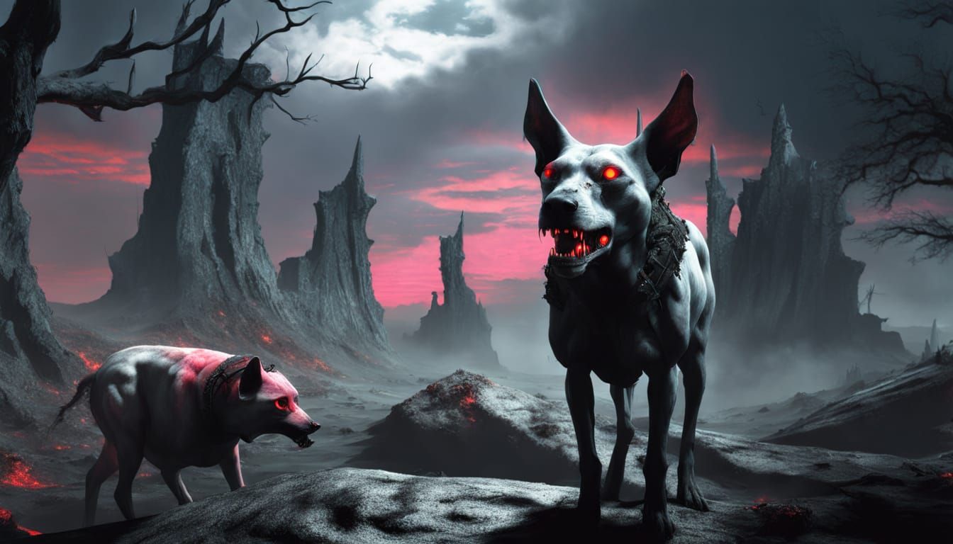 Astronaut in Alien Landscape: Dystopian Surrealism