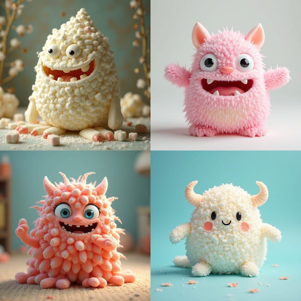 Adorable Sugar Cube Monster - Unique Gift Idea