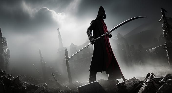 Grim Reaper Dark Fantasy Concept Art