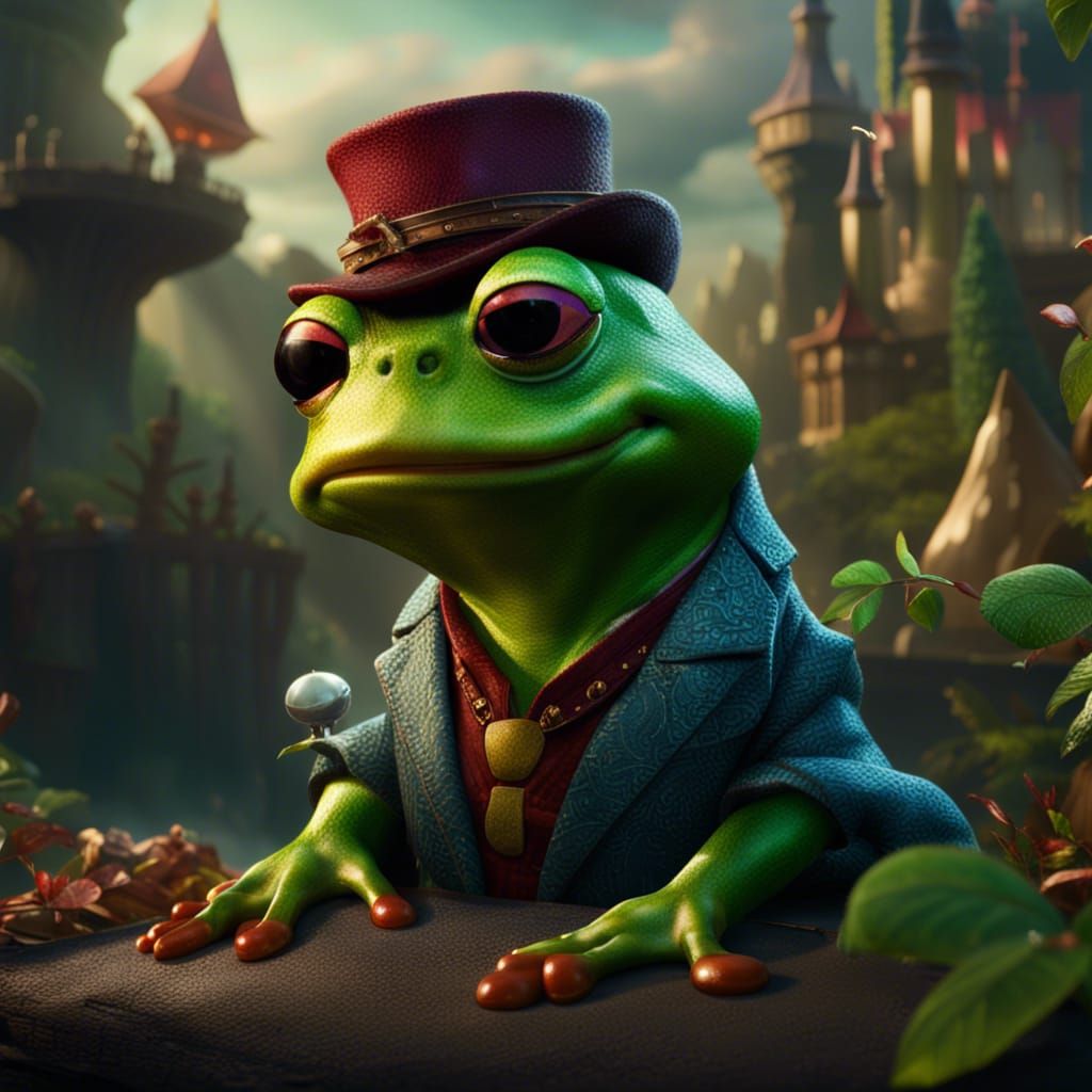 Robert Downey Jr. as Disney Frog: Fantasy Art