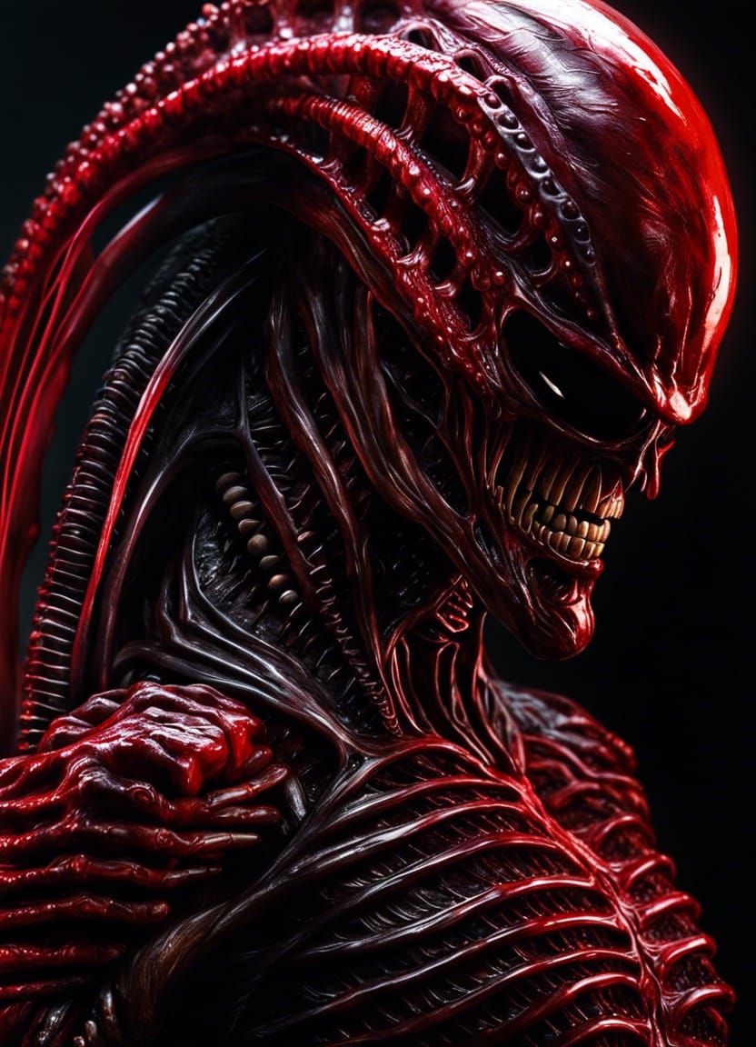 Hybrid Horror Portrait in Hyperrealistic Style