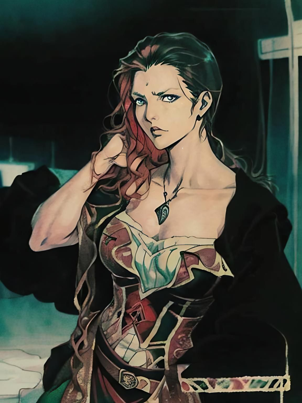 Claire Redfield Pencil Sketch in Anime Style