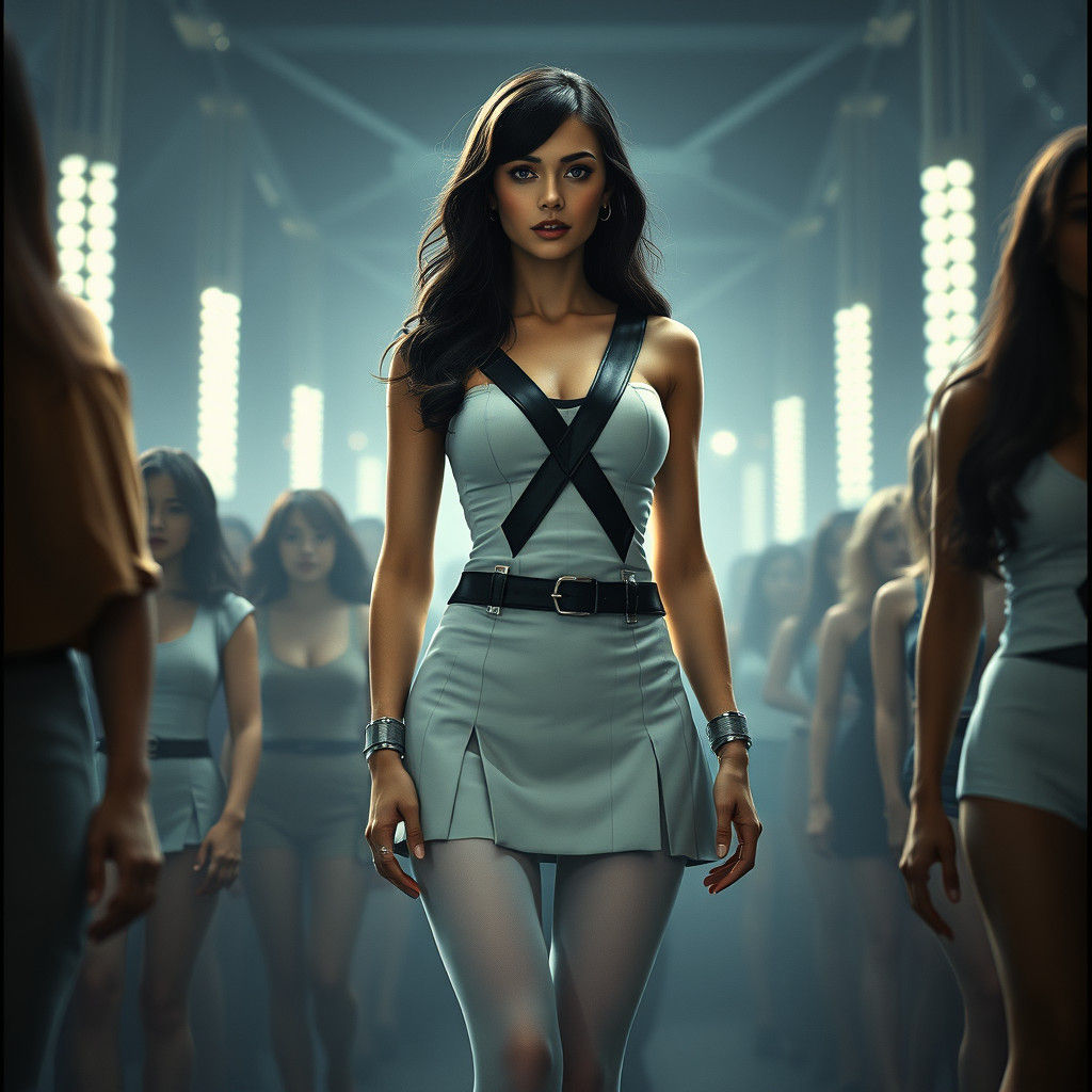 X-Men Uniformed Woman Shrinking: Cinematic Sci-Fi