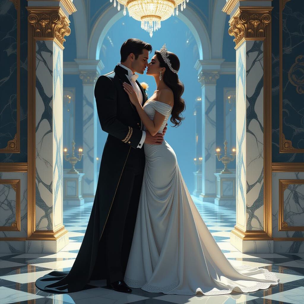 Forbidden Love: Bodyguard & Queen Share Secret Kisses