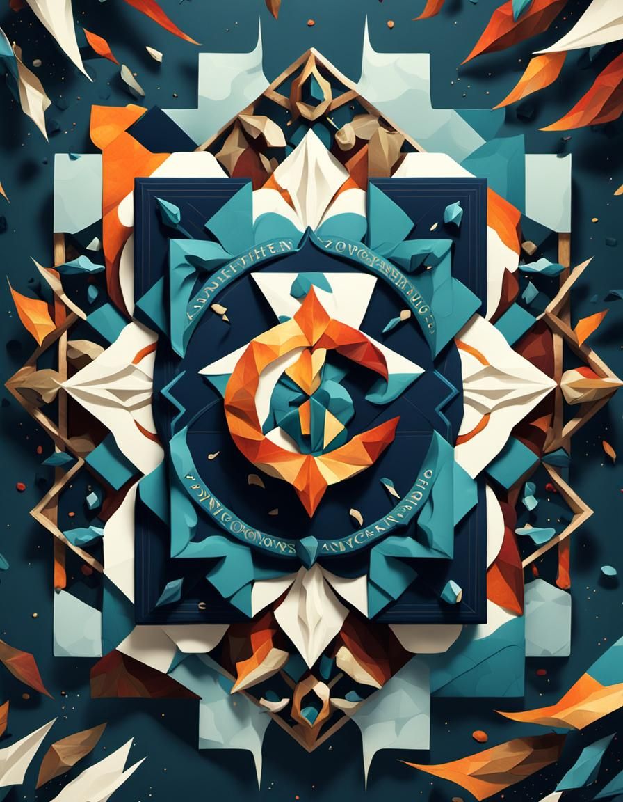 Invitation Card Front in Detailed Matte Painting Style