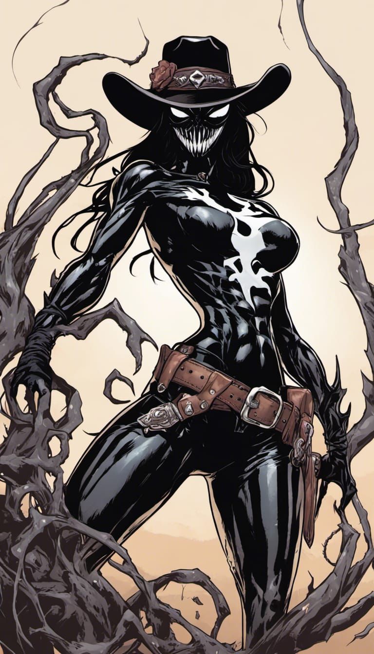 Cowgirl Venom Symbiote
