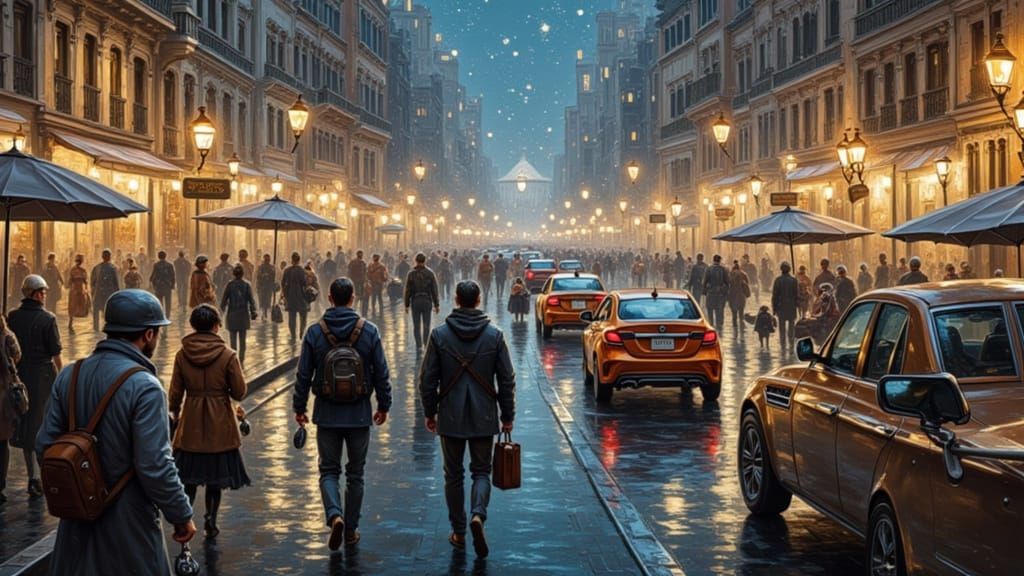 Mechanical Construct as Impasto Painting