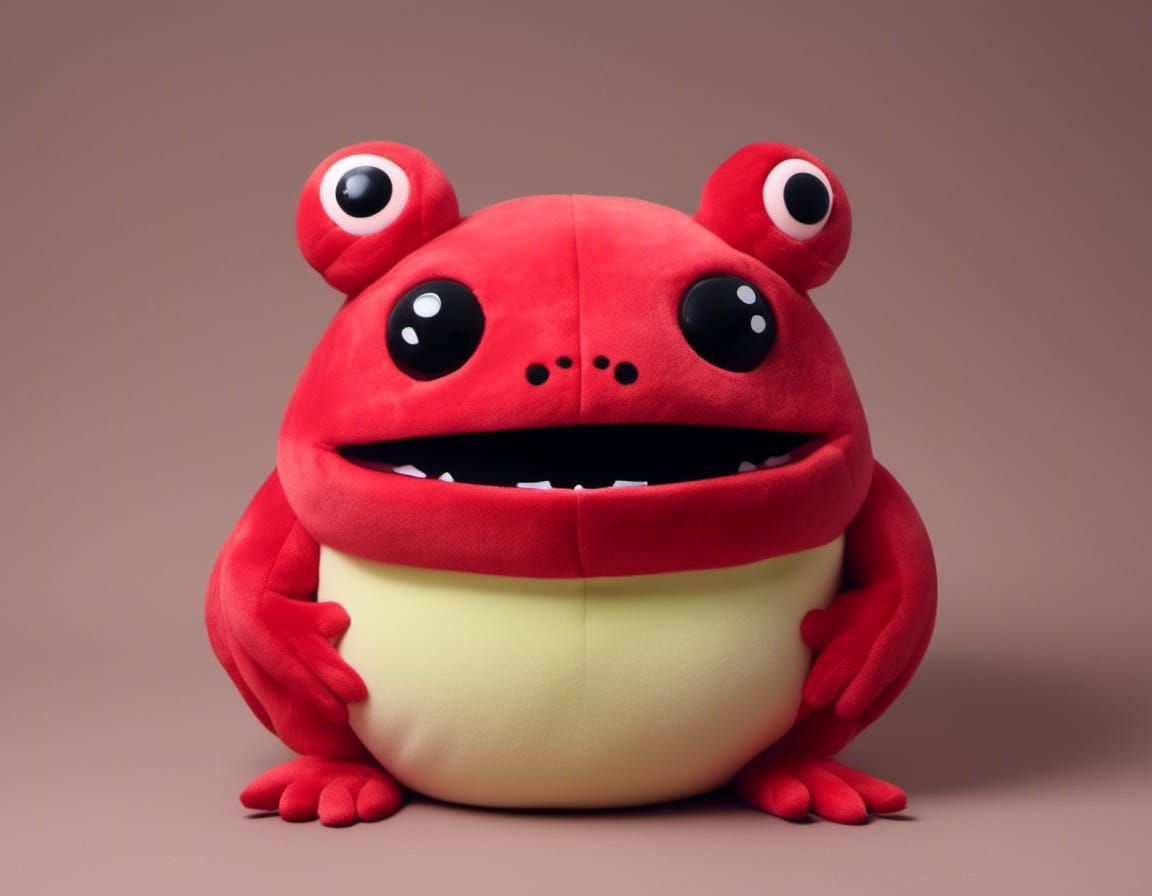 Mischievous Red Demon Frog Squishmallow