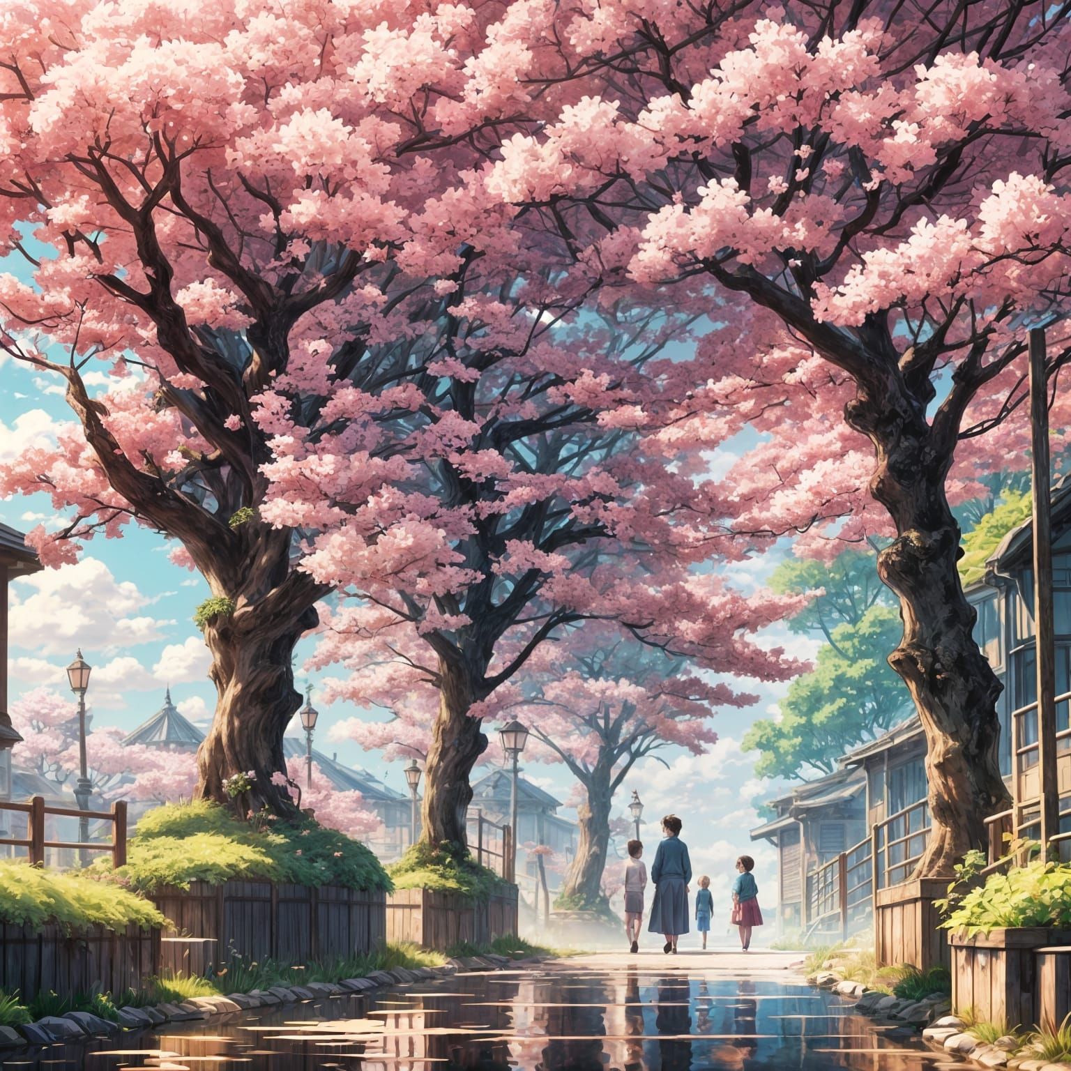 The Blooming Land of Sakura