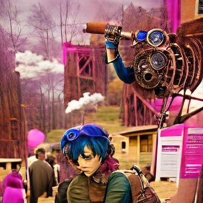 Ramona Flowers: Saturated Steampunk Portrait