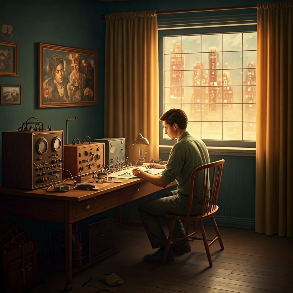 Crafting Electronics in a 1930s Apartment