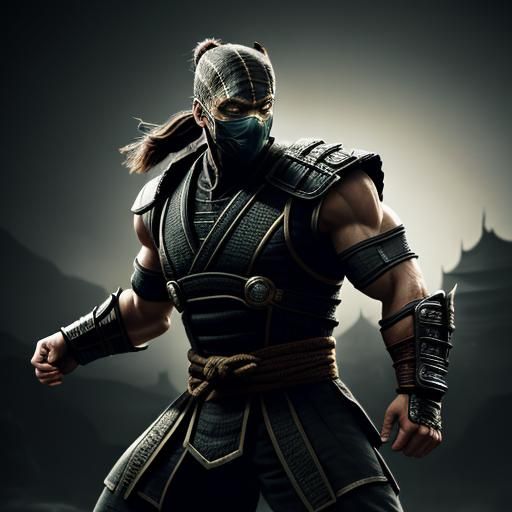 Hyperrealistic Mortal Kombat Scene in HDR