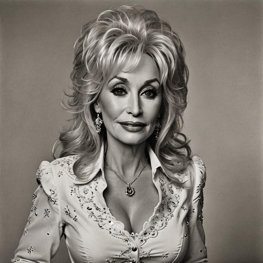 Dolly Parton Portrait: Digital Rendering