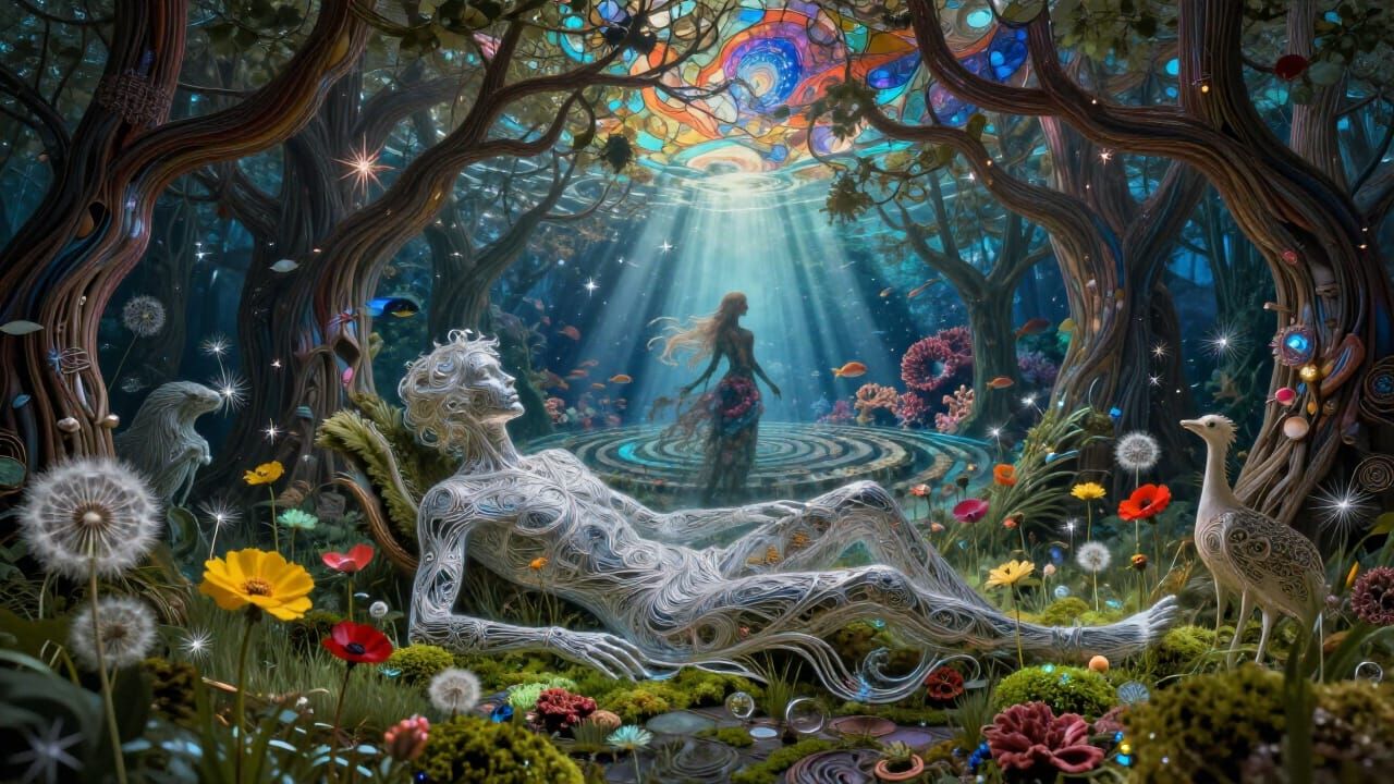 Ethereal Prince in Garden of Life and Death