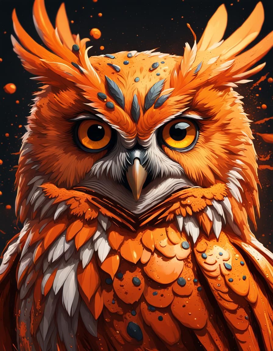 Orange Owl