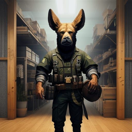 Whimsical Sheriff in a Fantastical Setting