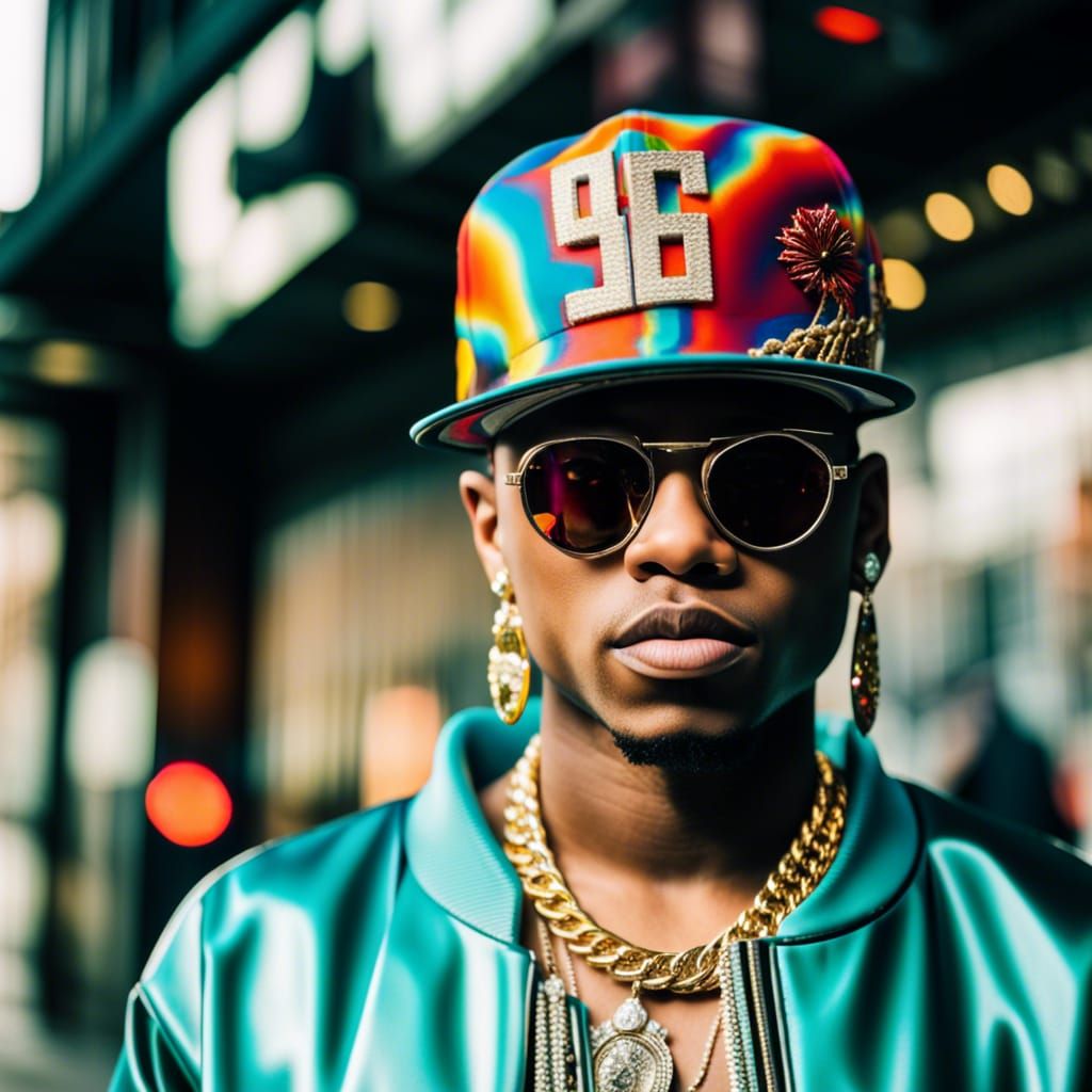 Hip-Hop Fashion culture, flashy jewelry
