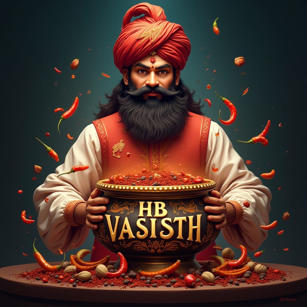 Regal Spice Brand Logo with Majestic Spices and Golden Accen...