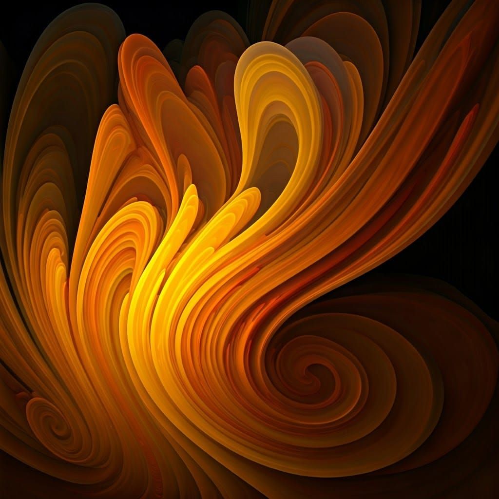 Vibrant Celebration of Joy in Dynamic Shapes