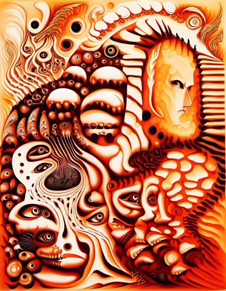 Surreal Contortionist Creation by Dr. Moreau