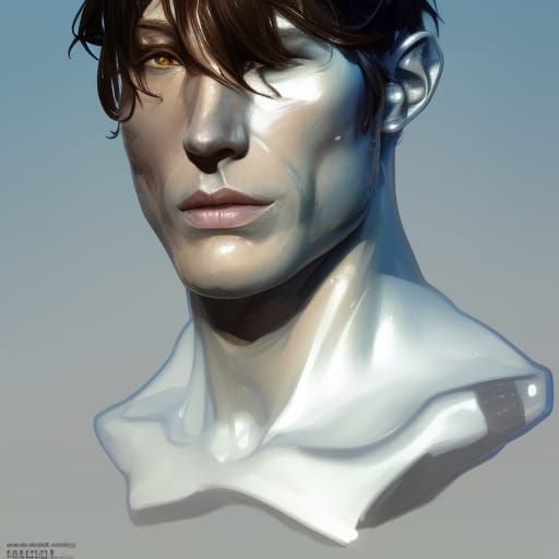 Hyperdetailed Iceman Portrait in Dynamic Lighting