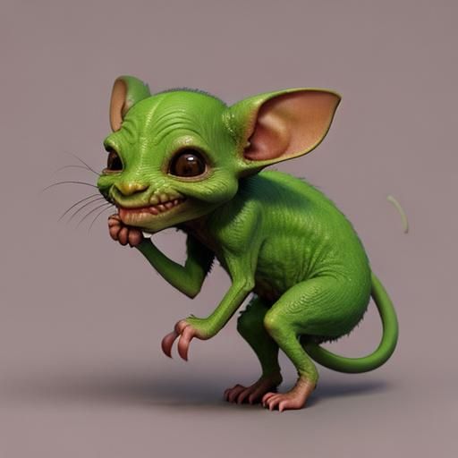 Brain Goblin Mouse AI Image