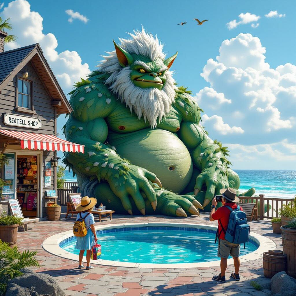 Fantastical Monster Travels: Matte Painting Art