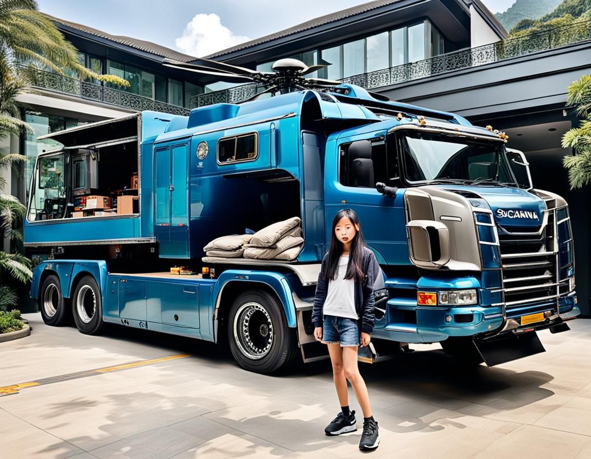 Candid comedy gold:  The priceless moment of a moody teenage daughter eye-rolling at her dad's extravagant $4 million mo...