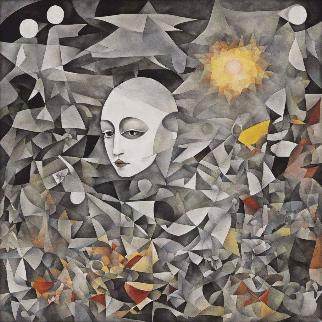 Witch in Dreamscape: Surreal Art Style